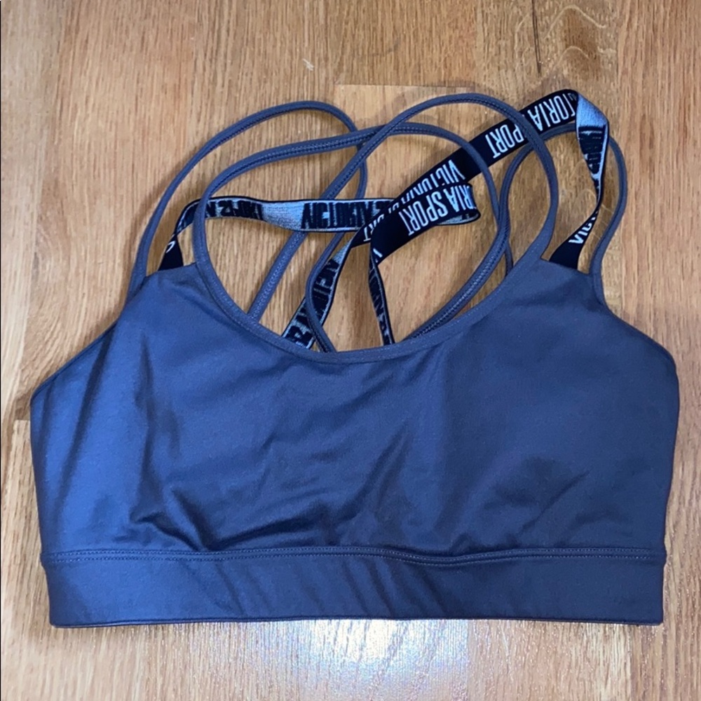 VS logo sports bra